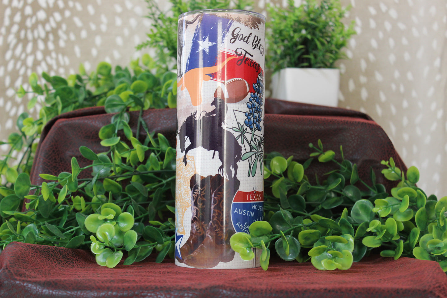 Texas stuff 20oz. sublimation tumbler