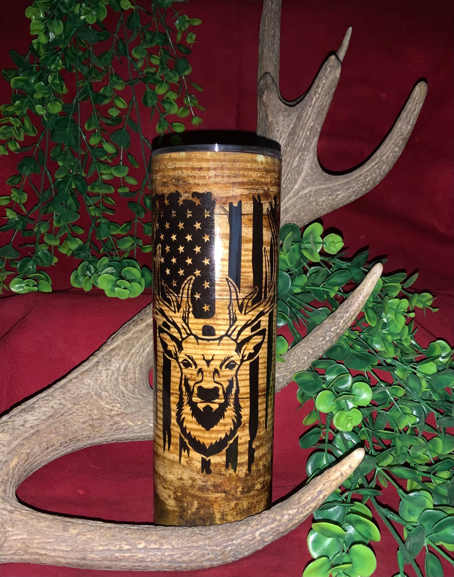 Deer with Guns 30 oz. Straight Tumbler